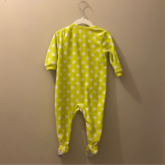 Carter's Little Girls’ Fleece Footed Pajamas - Picture 2 of 4
